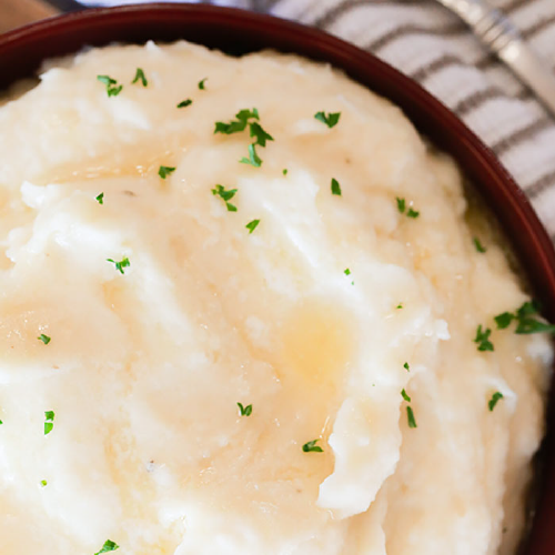 Instant Pot Mashed Potatoes - from Eating on  Dime