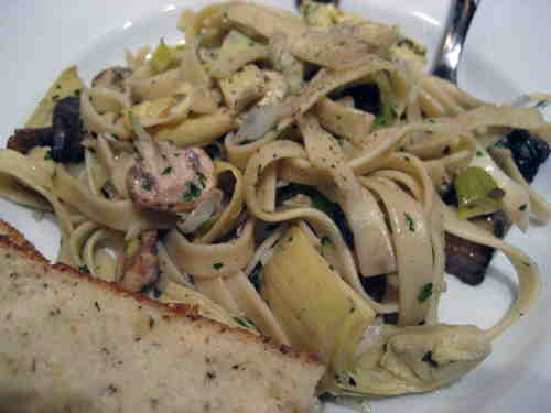 Pasta with Wild Mushroom Sauce - Mary's