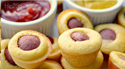 Mini Corn Dog Muffins