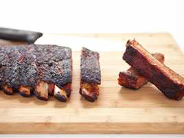 Memphis-Style Barbecued Spareribs on a Gas Grill