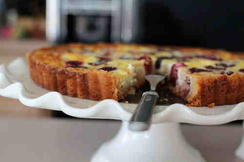 Cherry Custard Tart