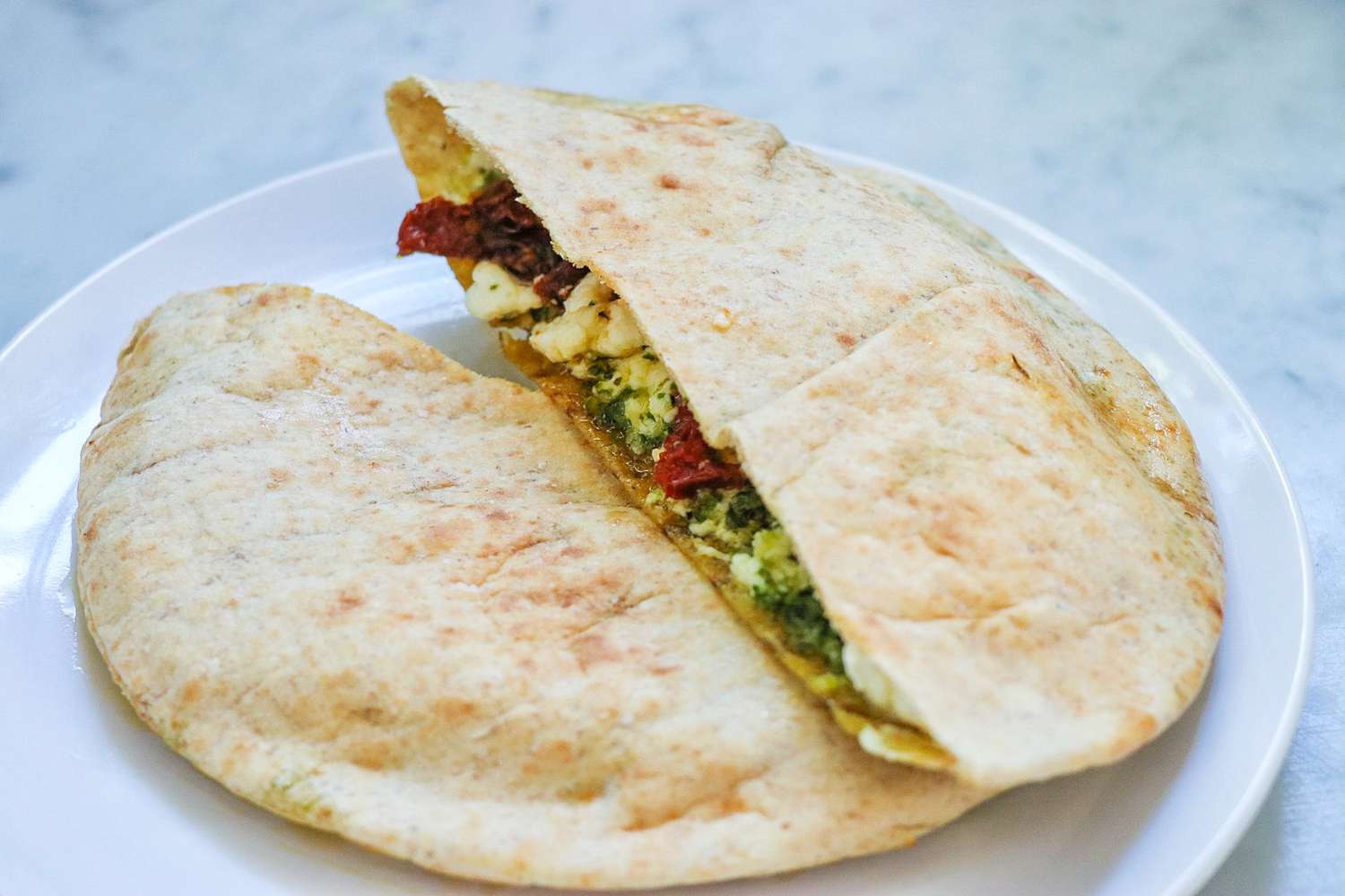 Goat Cheese Pita Croutons