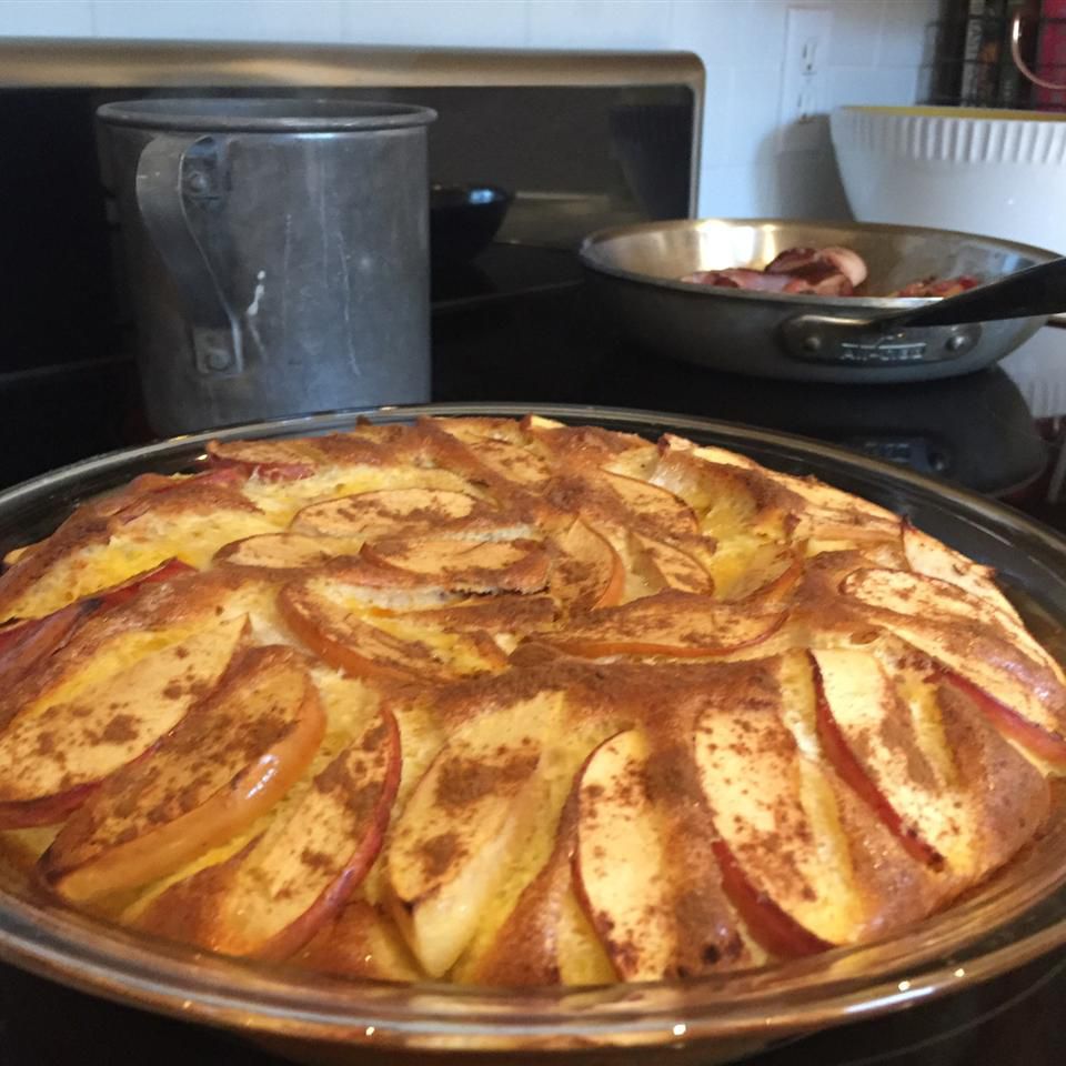 Granny Smith Sour Cream Omelet