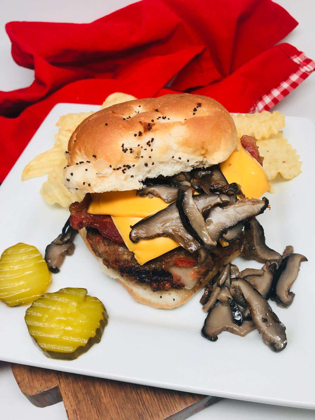 Grilled Shiitake Mushroom Topping