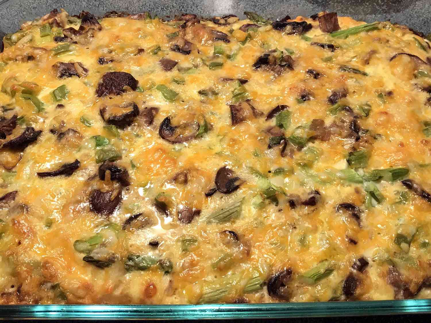 Ham and Broccoli Strata