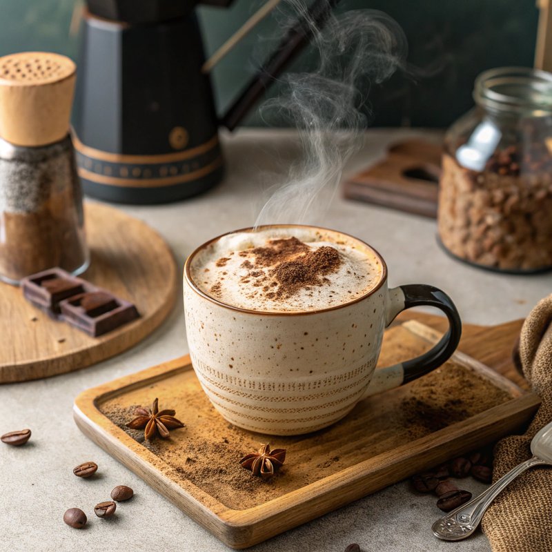 Hot Chocolate Cappuccino With Sambuca