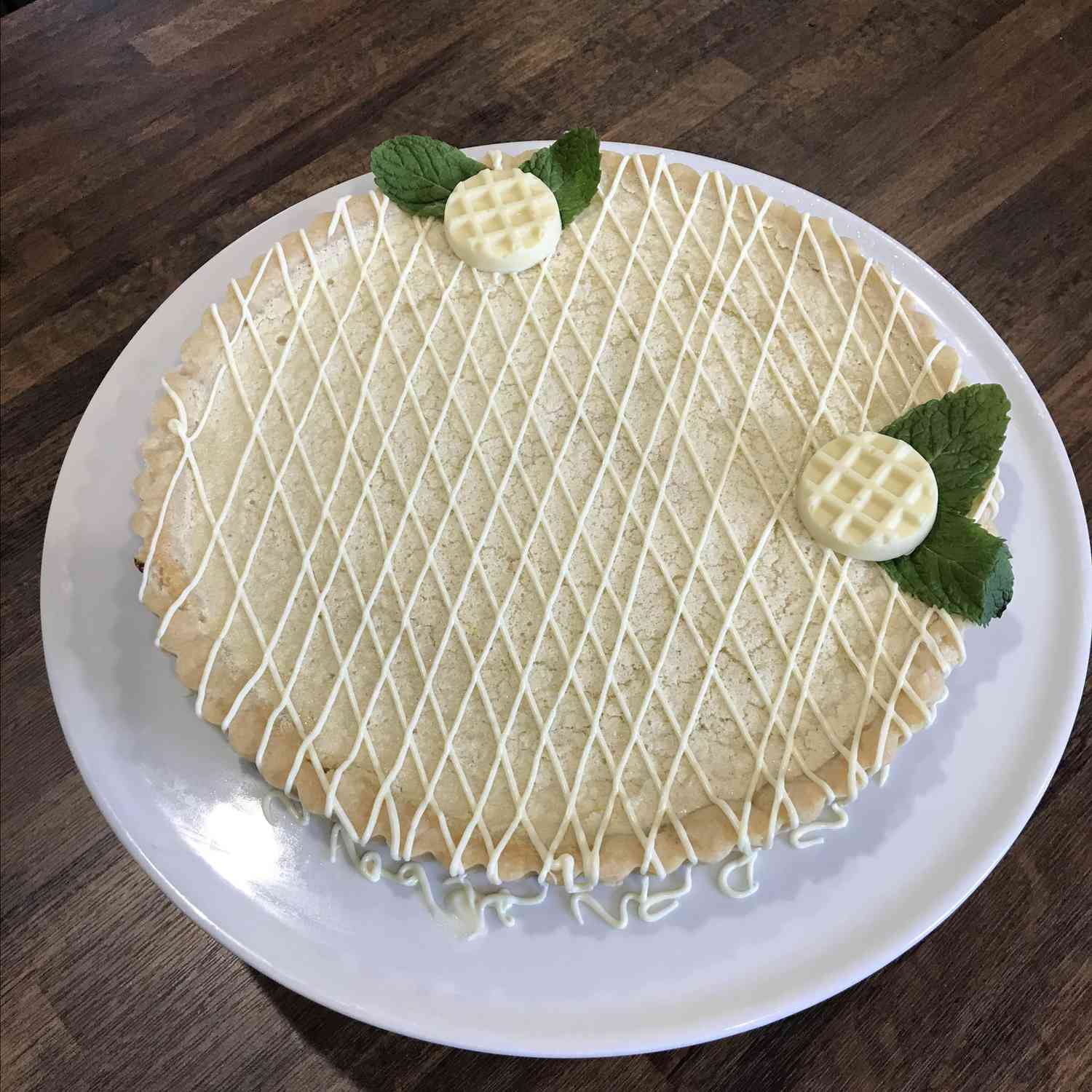 Lemon and Florentine Tart
