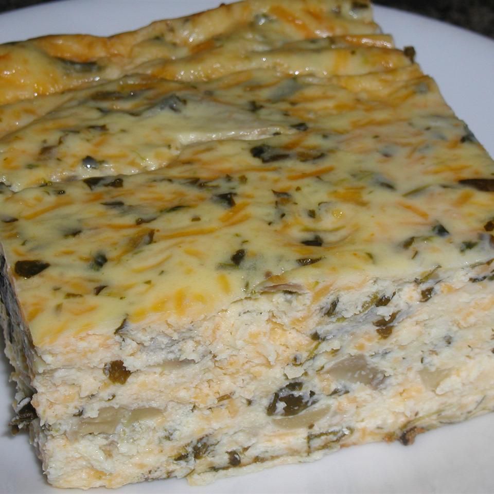 Mushroom and Onion Cream Flan