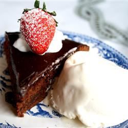 Orange, Chocolate & Walnut Torte From Bon Appetit