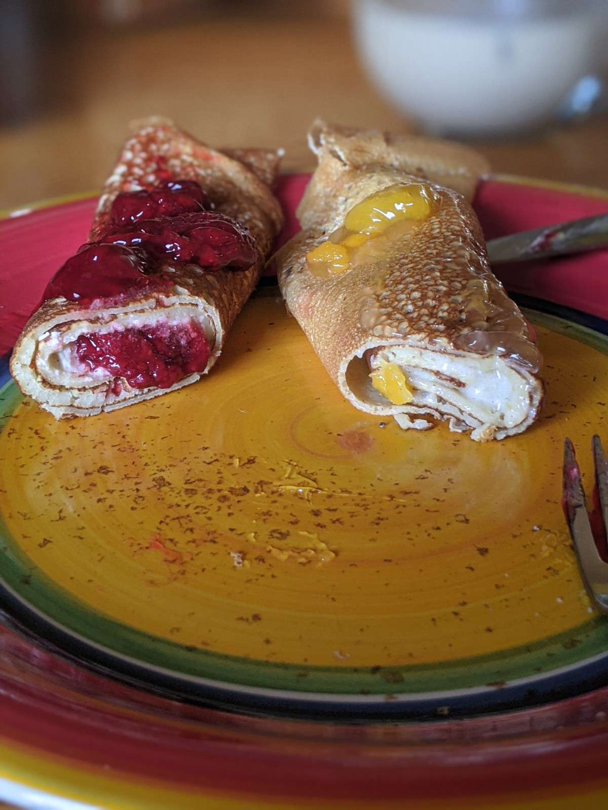 Peach Crepes