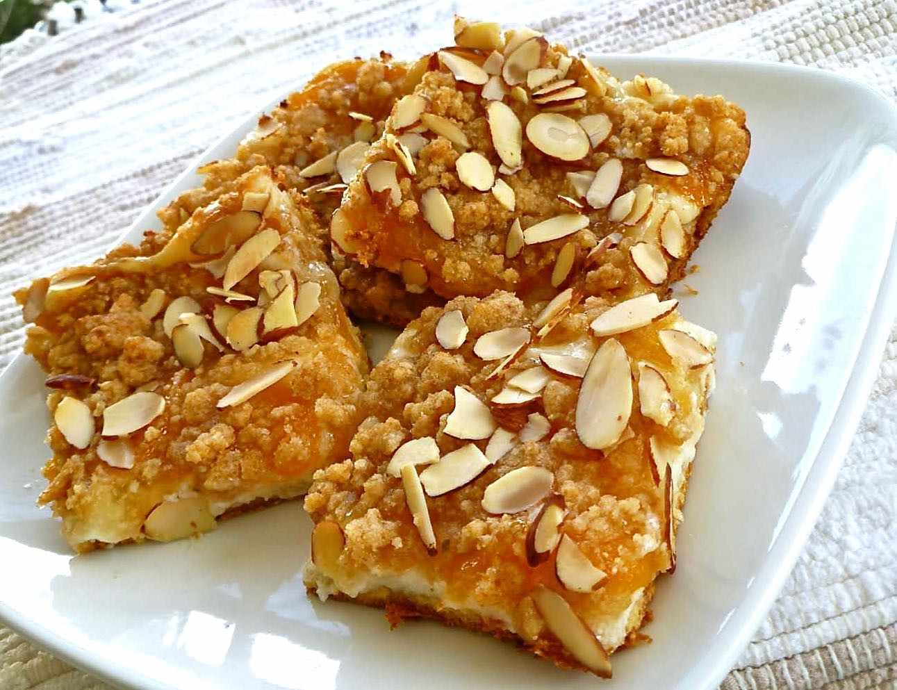 Peach Nut Squares