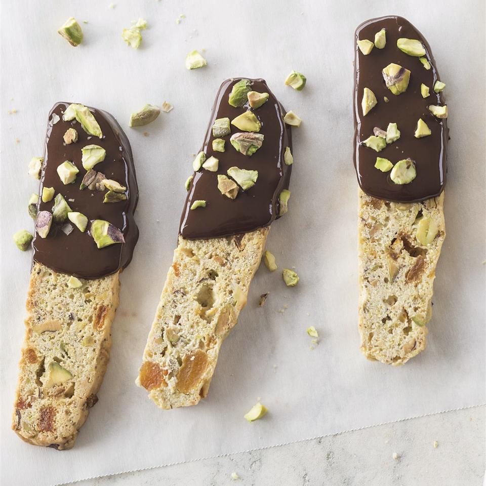 Pistachio Chocolate Biscotti