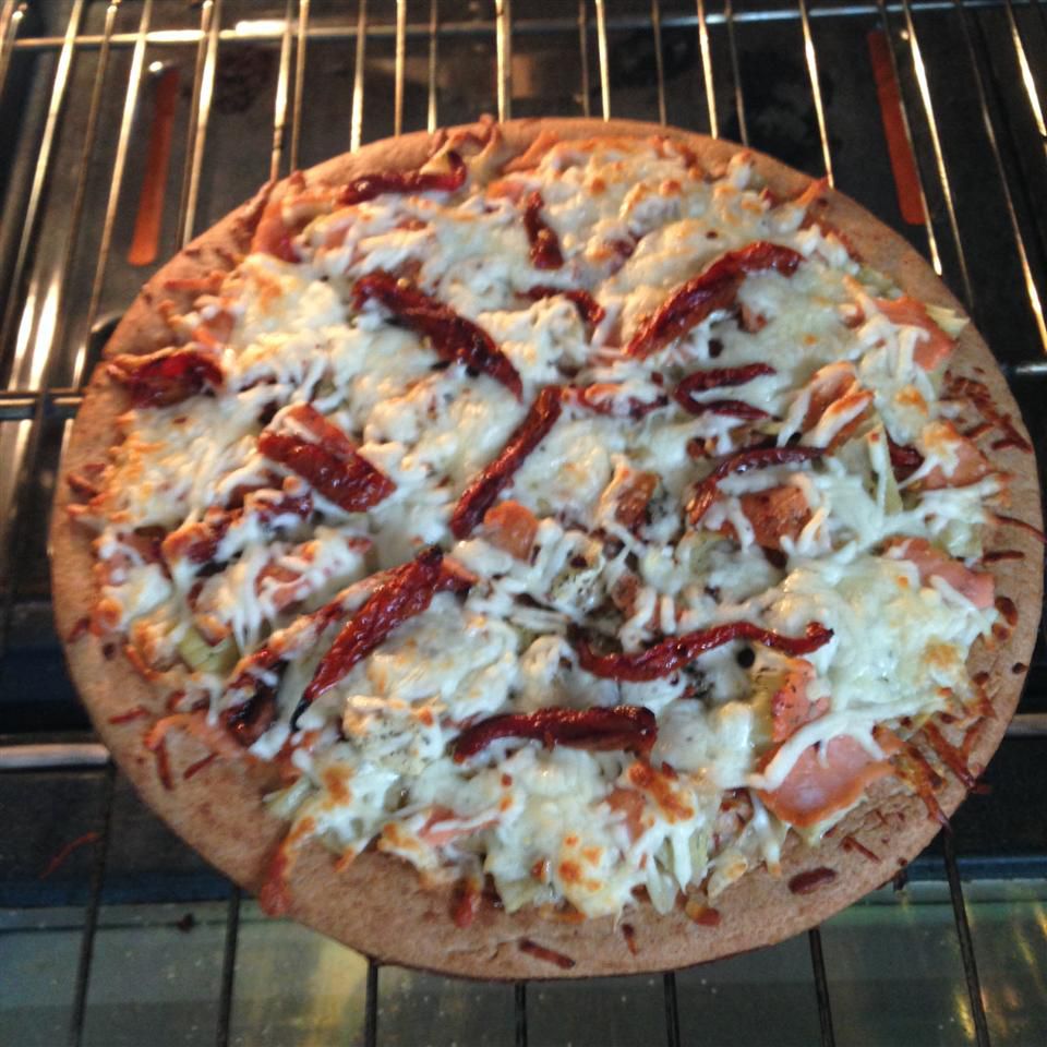 Pizza With Smoked Salmon And Caviar
