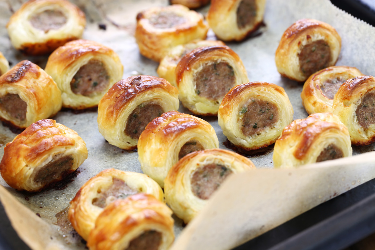 Puff Pastry Sausage Rolls