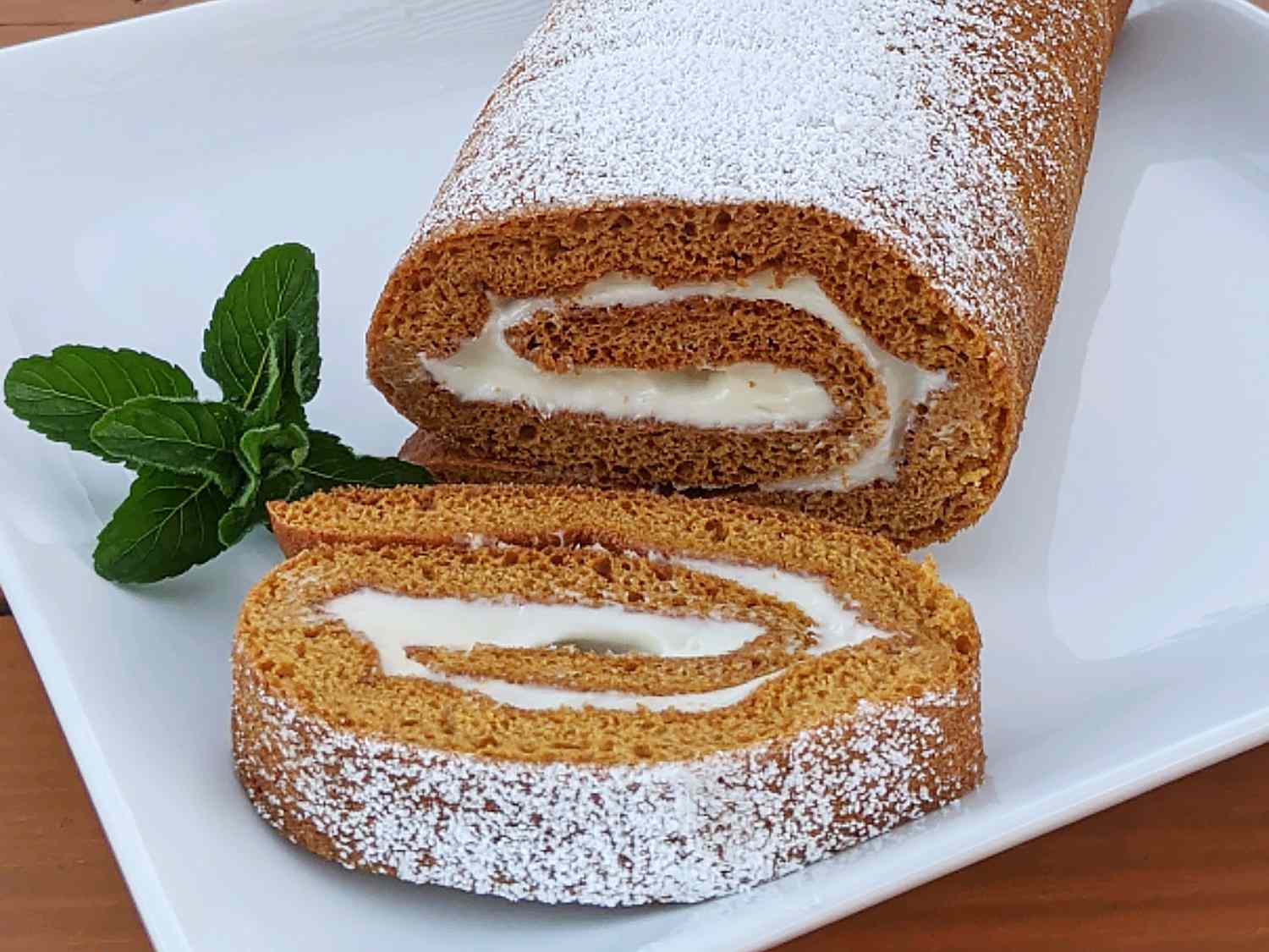 Pumpkin and Cream Cheese Roll-up