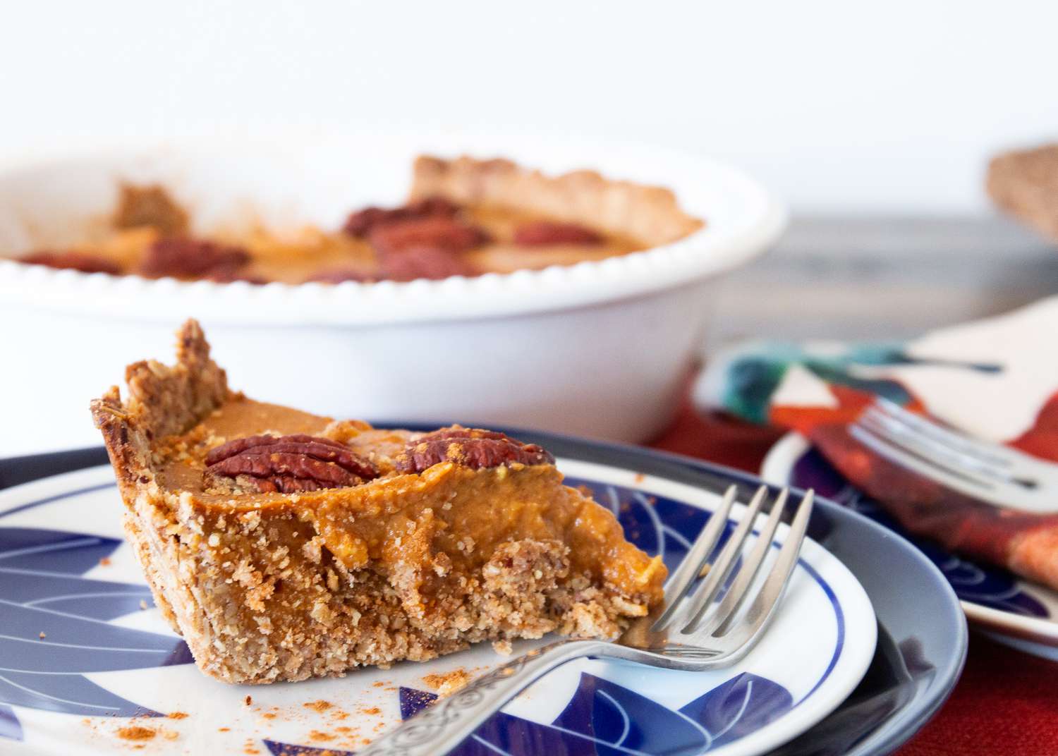 Pumpkin Tart and Whipped Cream
