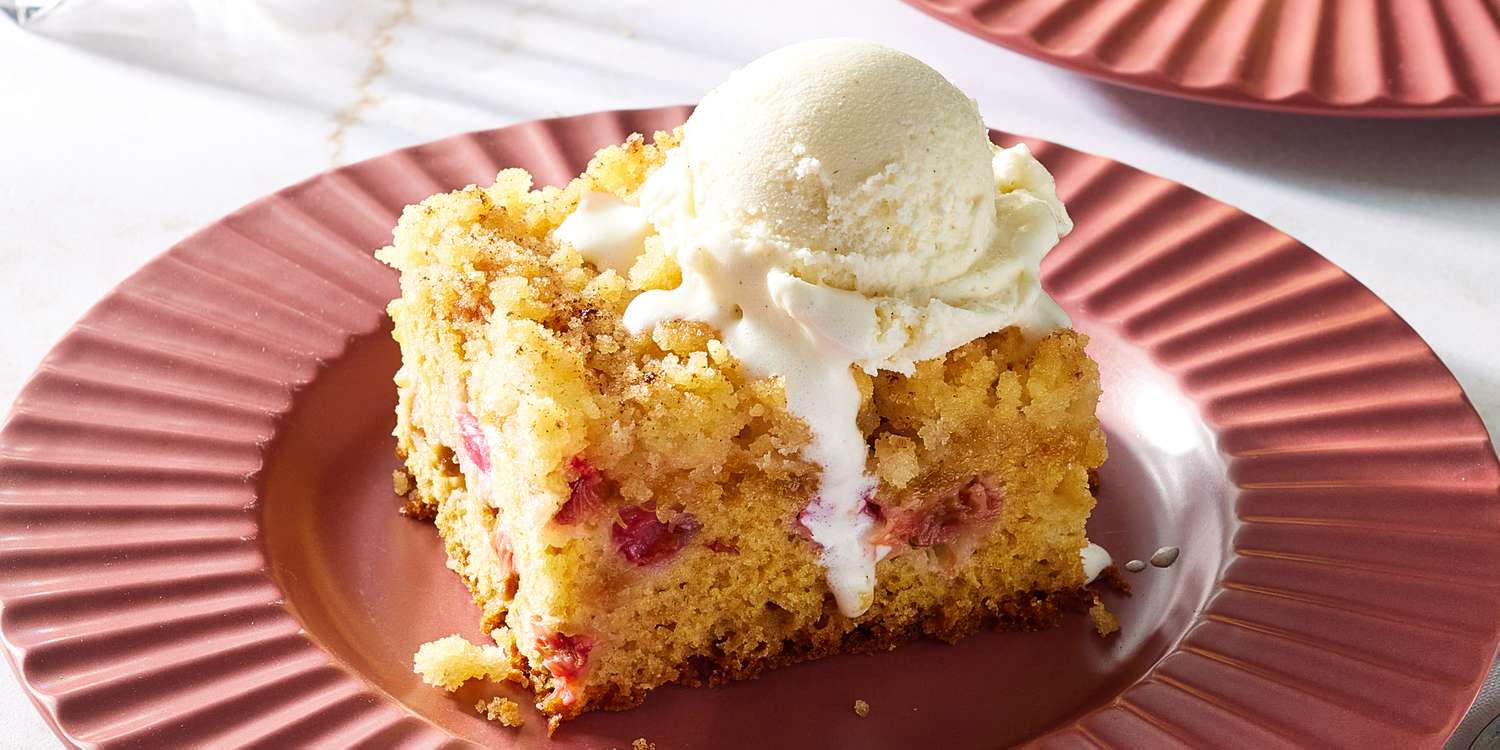 Rhubarb Brunch Cake