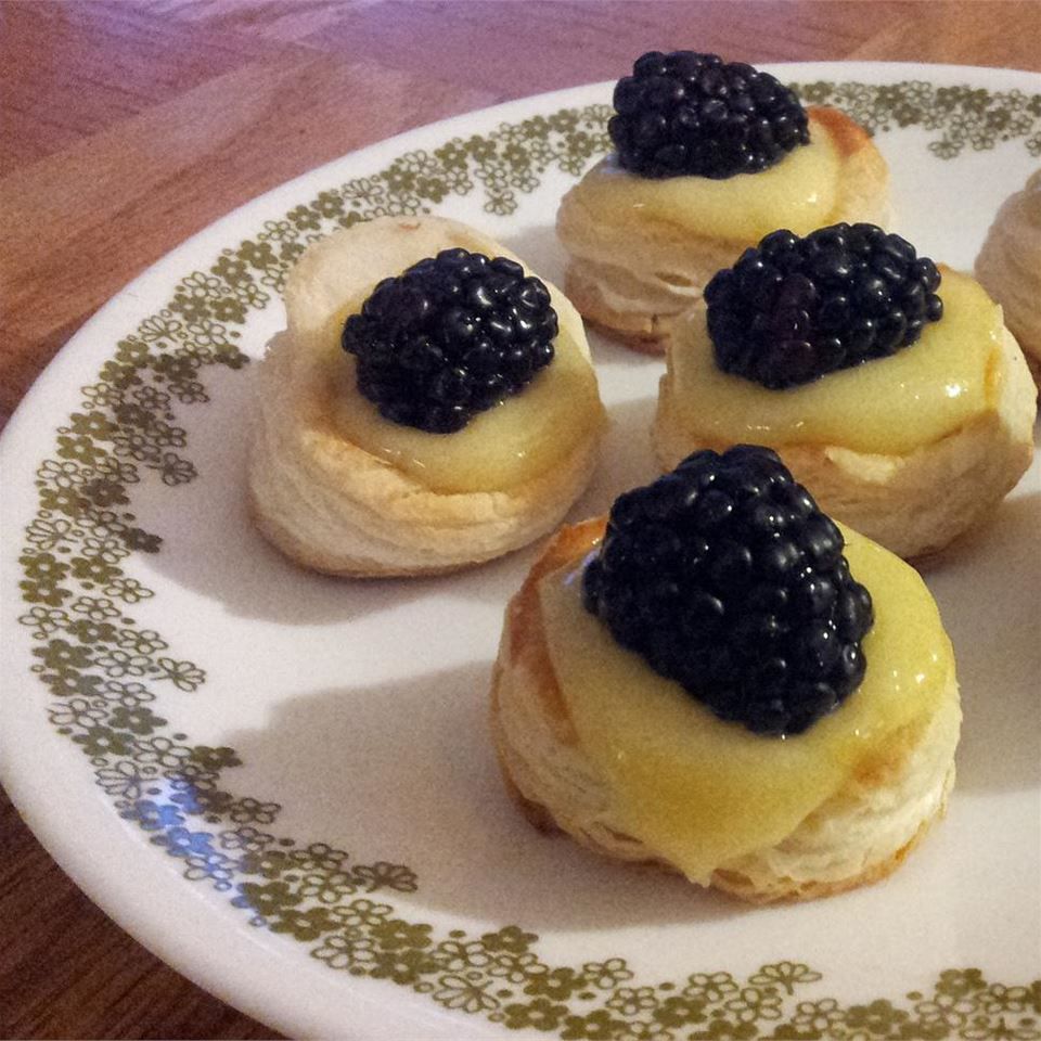 Rosemary-Lemon Tartlets with Pine Nut Shortbread from Fine Cooking