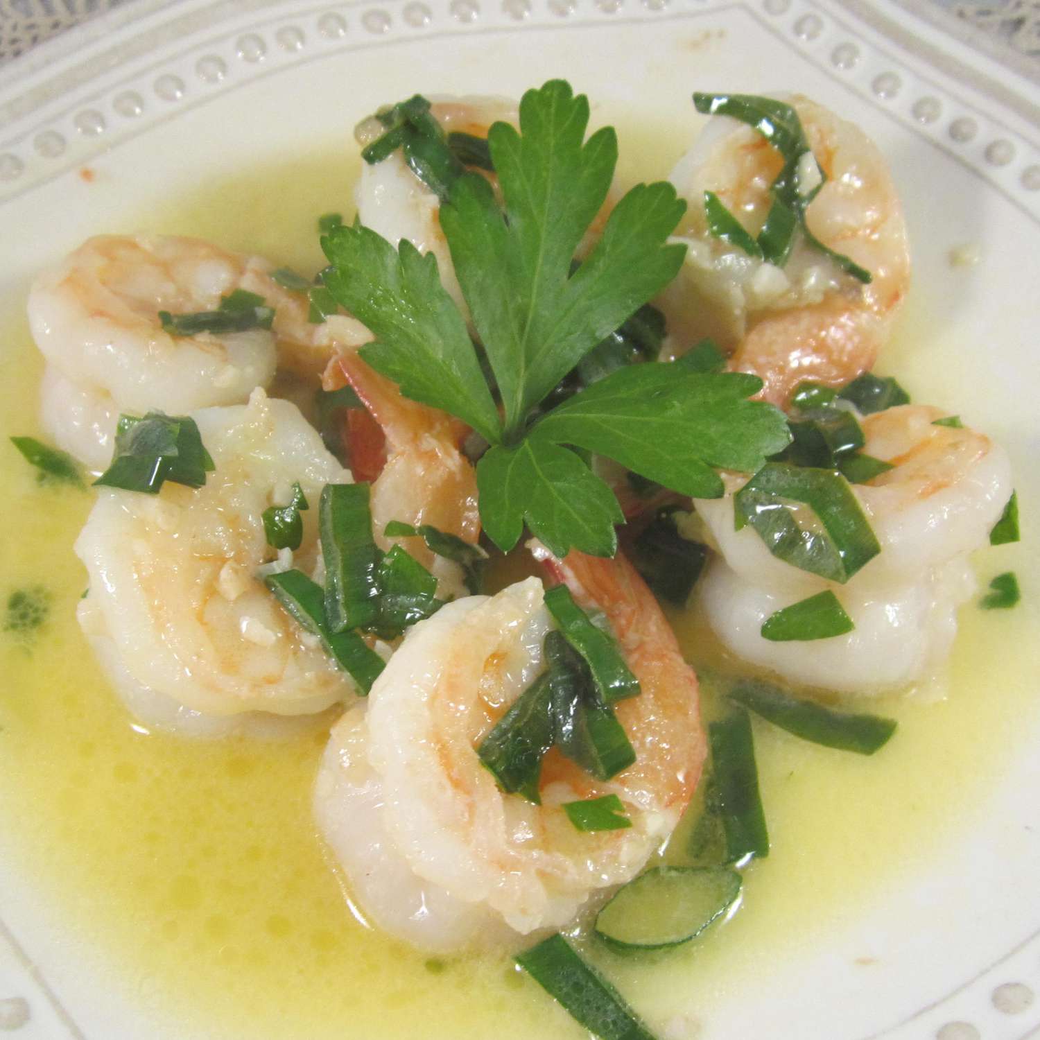 Sauteed Shrimp With Tomato-Basil Vinaigrette
