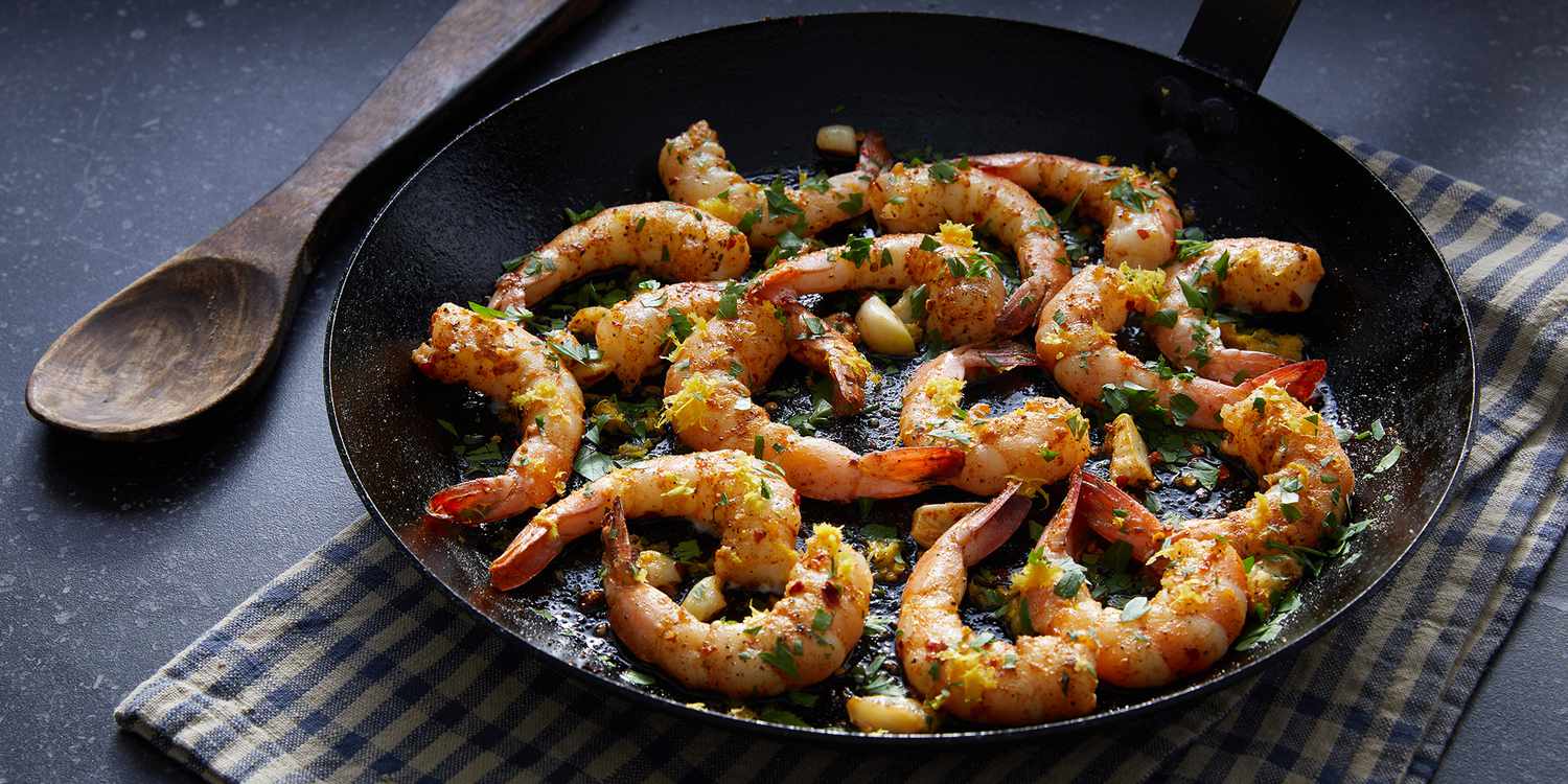 Shrimp with Garlic and Cayenne