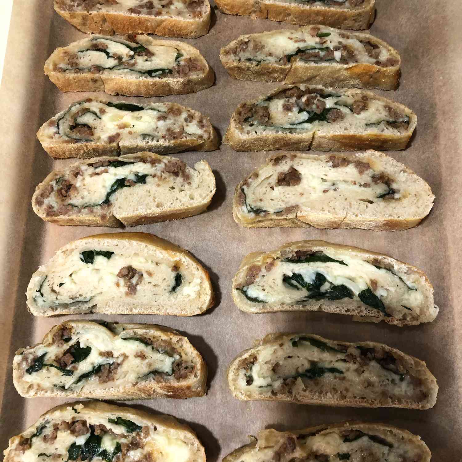 Spinach Phyllo Pizza