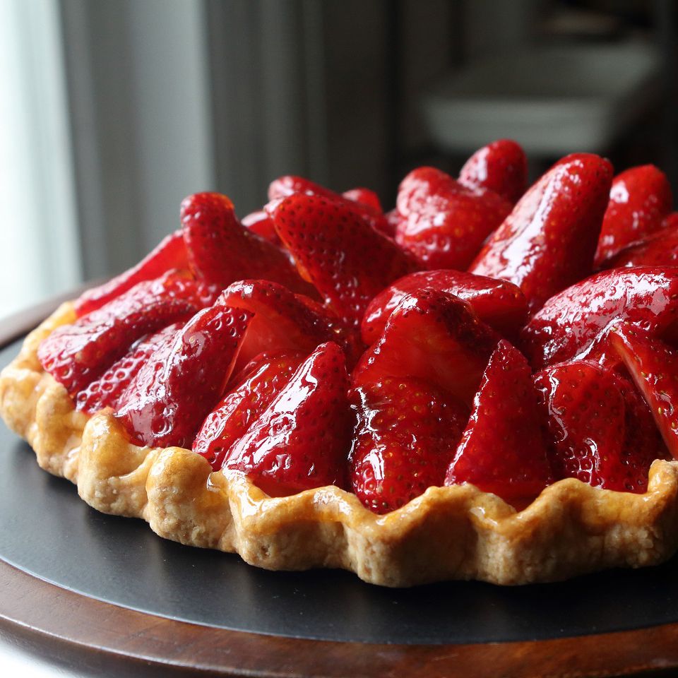 Strawberry Tart With Sherry Sabayon