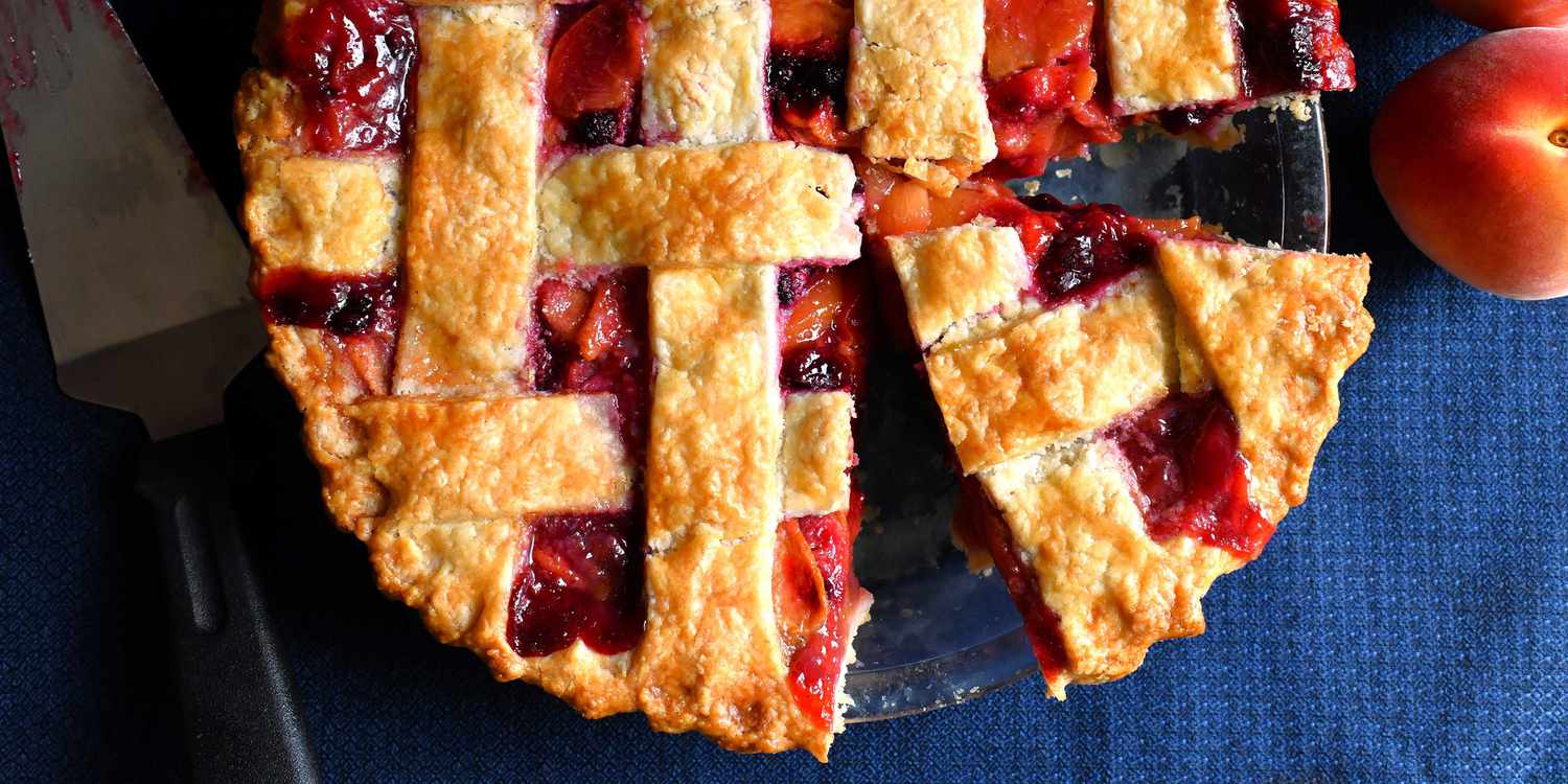 Tante Marie's Rustic Peach Tart with Berries