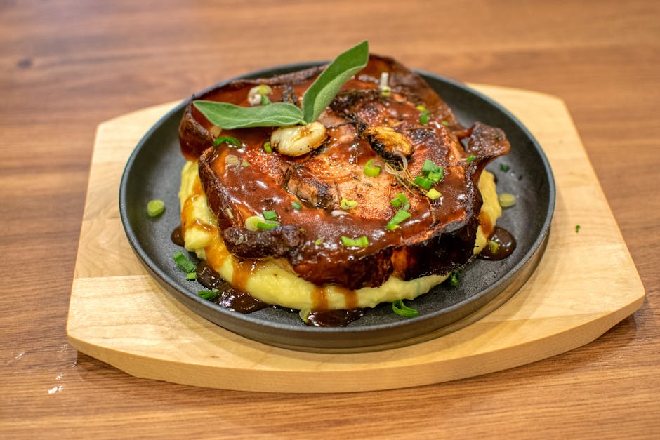 Veal Chops With Mustard Sage Sauce