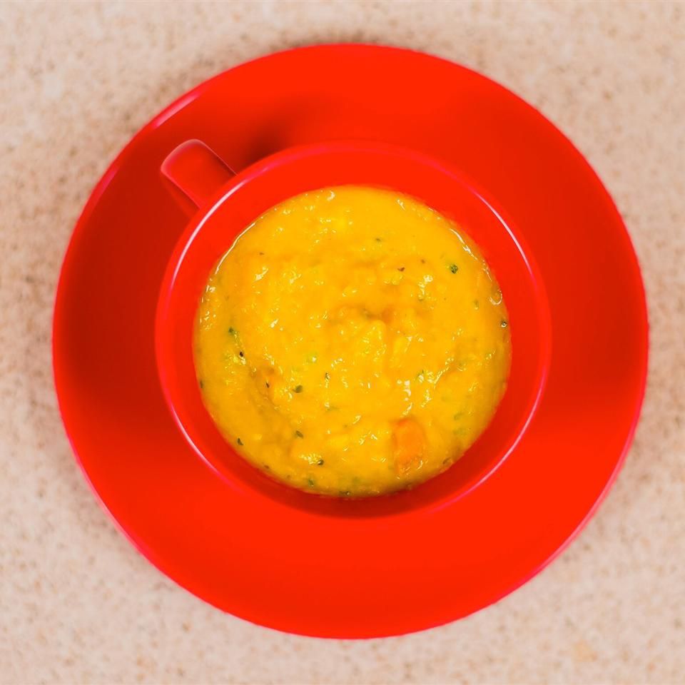 Vegetable Soup With Sweet Basil