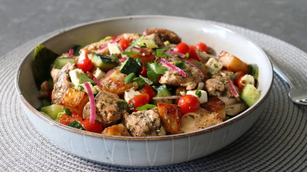 Warm Chicken and Potato Salad